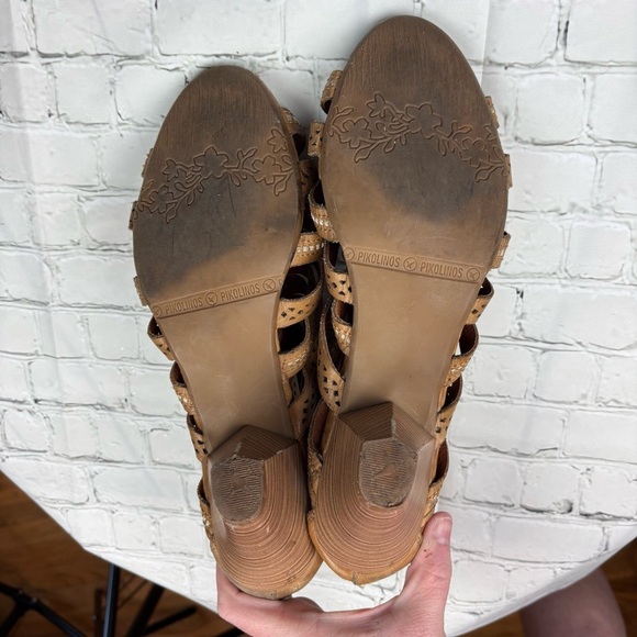 PIKOLINOS Tan Strappy Sandals with Comfortable design, 2.5” heel EU Sz 42/US 11 - Picture 5 of 11